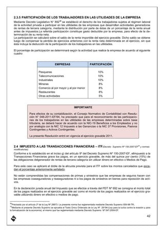 DEDUCCIONES Y ADICIONES PARA EL CALCULO DEL IMPUESTOS A LA RENTA | PDF
