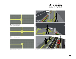 25
██ Cambio en T. Esquema Indicativo.
FUENTE: TALLER DEL ESPACIO PÚBLICO
██ Cambio en cruz. Esquema Indicativo.
FUENTE: TALLER DEL ESPACIO PÚBLICO
██ Cambio en L. Esquema Indicativo
FUENTE: TALLER DEL ESPACIO PÚBLICO
██ Diseño tipo de superficies podotáctiles. Esquemas Indicativos
FUENTE: TALLER DEL ESPACIO PÚBLICO
 