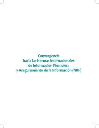 CARTILLA NORMAS INTERNACIONALES DE INFORMACIÓN FINANCIERA NIIF | PDF