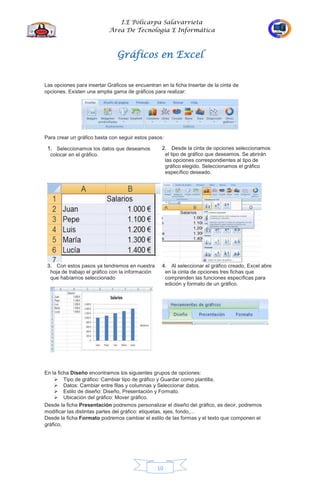 Cartilla de excel 10 grado | PDF