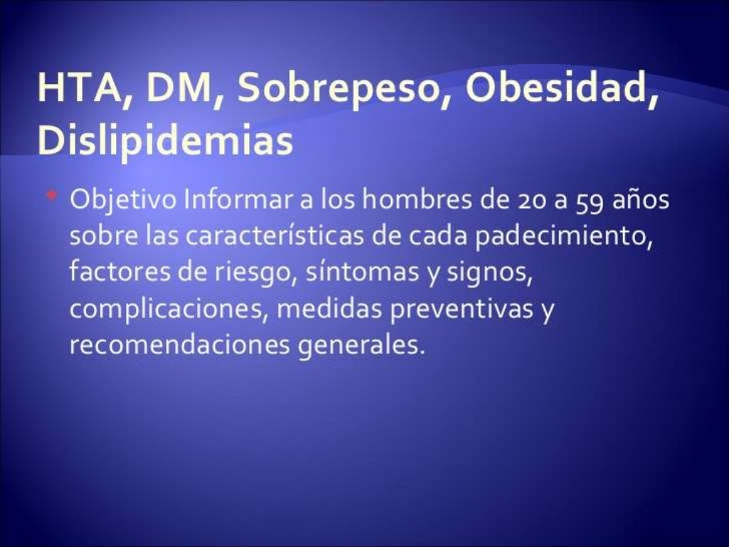 Cartilla Nacional de Salud - Hombres de 20 a 59 años
