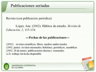 Publicaciones seriadas 