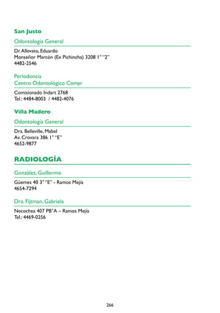 Cartilla plan de salud   hospital italiano Slide 266