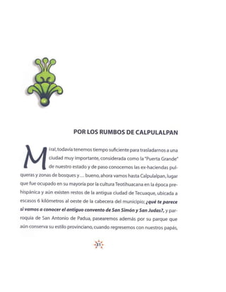 Cartilla turistica escolar tlaxcala