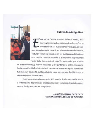Cartilla turistica escolar tlaxcala