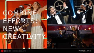 COMBINE
EFFORTS:
NEW
CREATIVITY
COLLABORATE

 