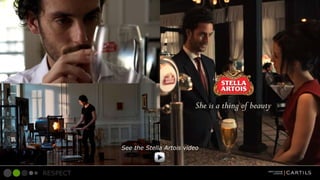 See the Stella Artois video

RESPECT

 