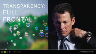 TRANSPARENCY:

FULL
FRONTAL

RESPECT

 