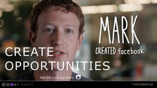 CREATE
OPPORTUNITIES
See the Code.org video

ENRICH

 