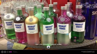 See the Absolut Unique video

FEEL

 