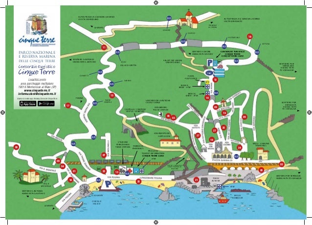 Map of Monterosso al Mare (Cinque Terre)