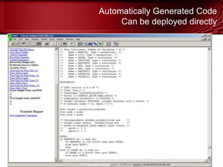 Automatically Generated Code
Can be deployed directly
© Copyright Salford Systems 2013
 