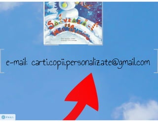 Carti personalizate cadou sarbatori de iarna