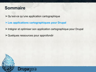 Drupagora 2012 - Votre application cartographique avec Drupal
