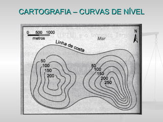 CARTOGRAFIA – CURVAS DE NÍVEL
 