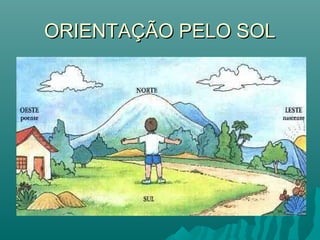 ORIENTAÇÃO PELO SOLORIENTAÇÃO PELO SOL
 