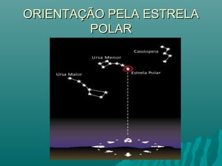 ORIENTAÇÃO PELA ESTRELAORIENTAÇÃO PELA ESTRELA
POLARPOLAR
 