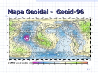 Mapa Geoidal -  Geoid-96 