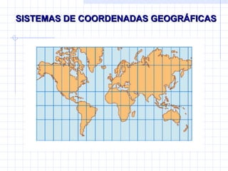 SISTEMAS DE COORDENADAS GEOGRÁFICAS 