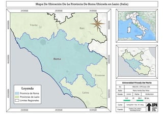 Mapas Cartografia UPN T1 T2 T3 examen final | PDF