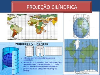 PROJEÇÃO CILÍNDRICA
 