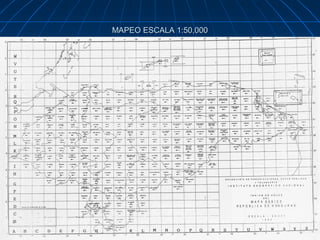 MAPEO ESCALA 1:50,000
 