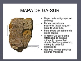 Cartografia sas 1 e 3 em