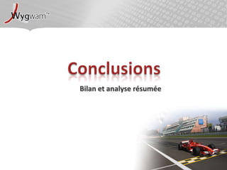 ConclusionsBilan et analyse résumée