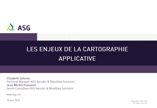 20140410 - Cartographie applicative multi-technologies et analyse d'impact