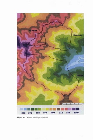 5kn
260 270 280 290 300 310 320 330M
Figure 9-9. Modèle numérique de terrain
 