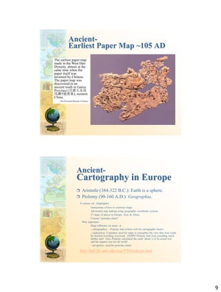 Cartography intro | PDF