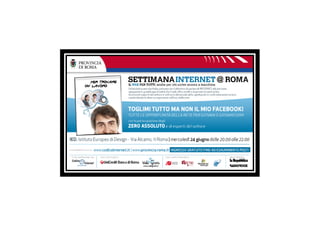 Cartoline Invito Settimana Internet A Roma