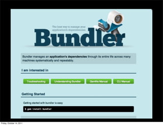 Friday, October 14, 2011
 