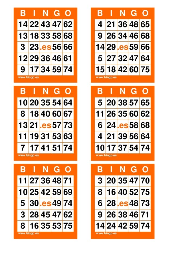 Tablas de bingo para imprimir mzaerpersonal vrogue co