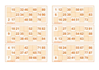 quinto numeros