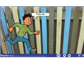 Cartoon powerpoint test