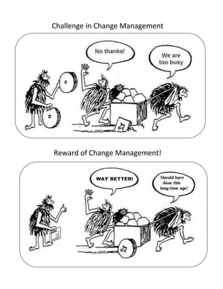 Challenge in Change Management
Reward of Change Management!
 