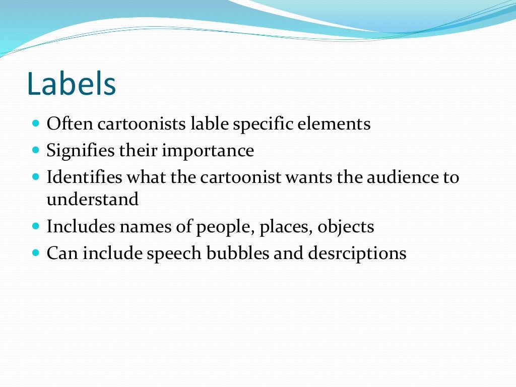 Cartoon analysis ppt