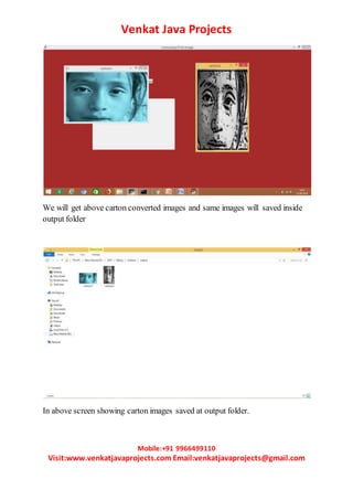Java Carton Cartooning of an image | DOCX