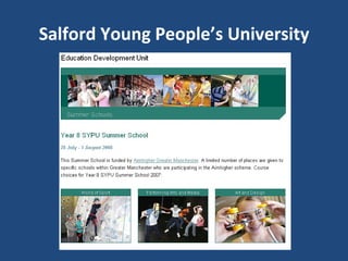 Salford Young People’s University 