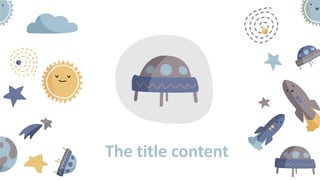 The title content