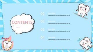 CONTENTS
Enter title
Click here to enter your text.Click here to enter your text.
Enter title
Click here to enter your text.Click here to enter your text.
Enter title
Click here to enter your text.Click here to enter your text.
Enter title
Click here to enter your text.Click here to enter your text.
01
02
03
04
CONTENTS
 