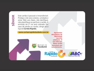 Cartão rápido taubaté