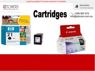 1300 887 672
info@etoners.com.au
Leading supplier for printer products in Australia
 