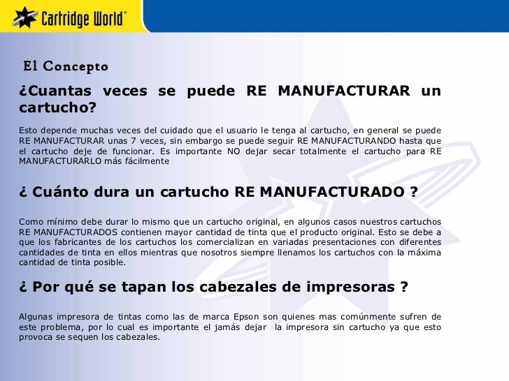 Cartridge world presentación