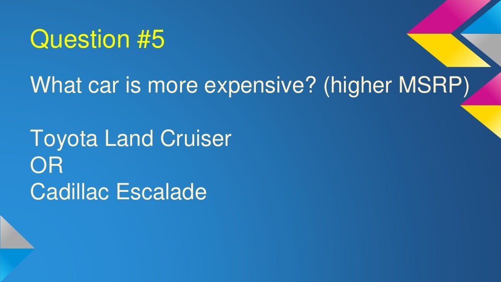 Car Trivia 3