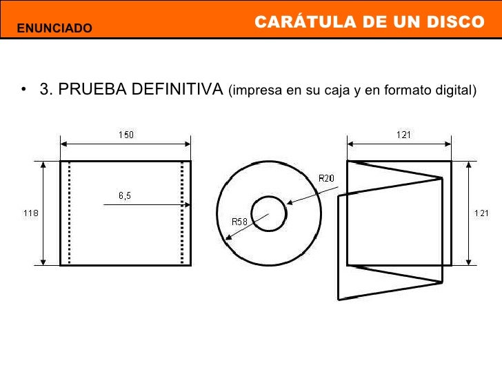 Carátula y video de un cd