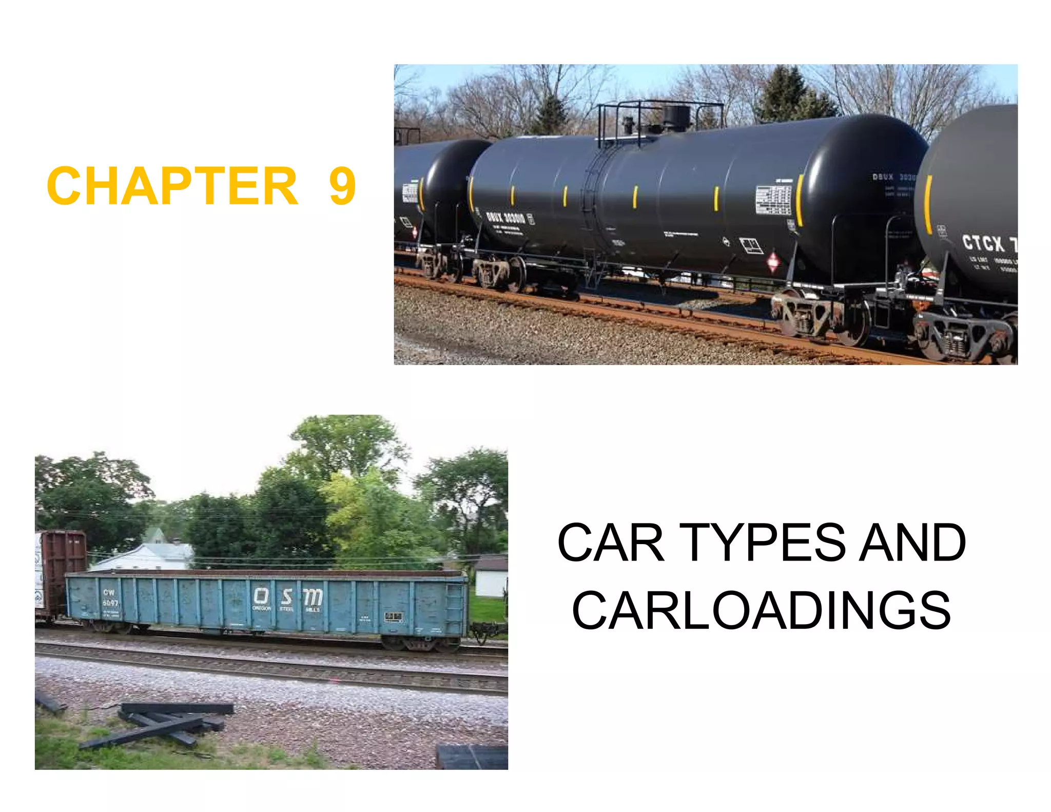 Train Cars Normal Car types in train | PDF