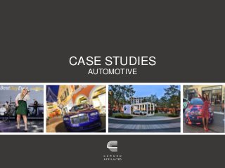 1
Case Studies | Automotive
CASE STUDIES
AUTOMOTIVE
 
