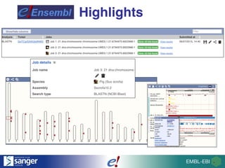 EMBL-EBI at Plant and Animal Genome conference | PDF